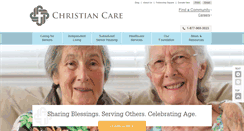 Desktop Screenshot of christiancare.org